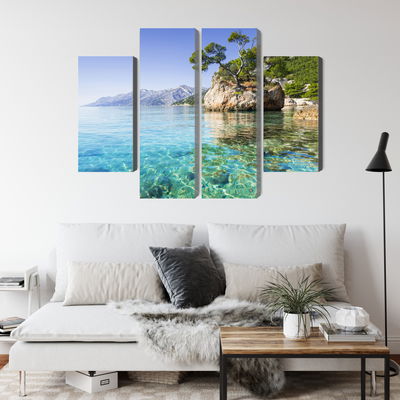 Ljuddämpande tavla - Makarska riviera in Croatia