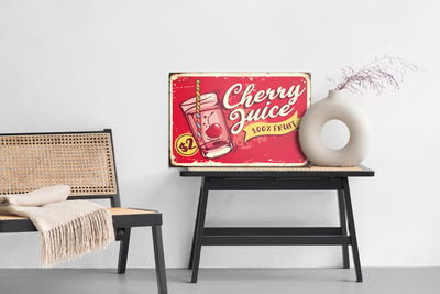 Ljuddämpande tavla - Cherry juice and retro