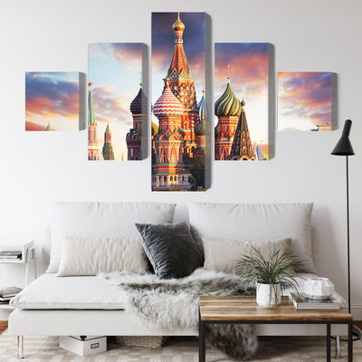 Ljuddämpande tavla - Moscow view of the red