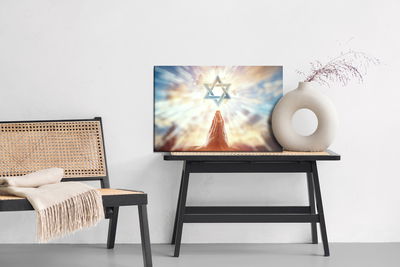 Ljuddämpande tavla - Star of david