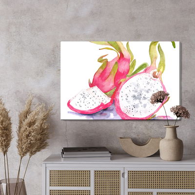 Ljuddämpande tavla - Watercolor dragon fruit