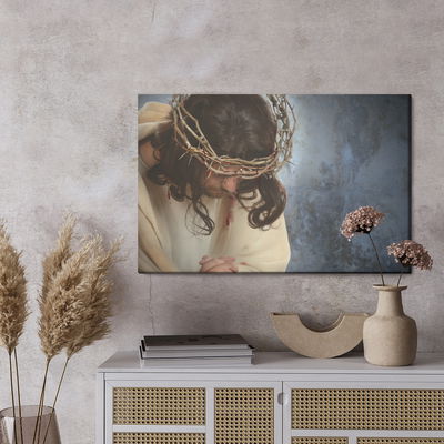 Ljuddämpande tavla - Jesus with the crown