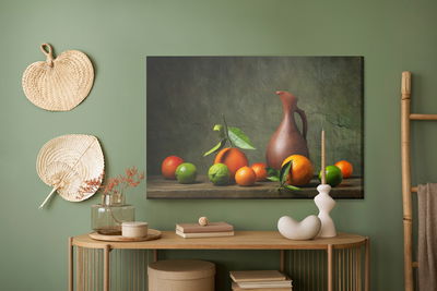 Ljuddämpande tavla - Fruits and still life