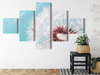 Ljuddämpande tavla - Dandelion flower on a macro