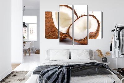 Ljuddämpande tavla - Coconut halves