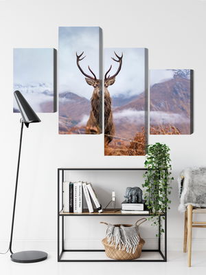 Ljuddämpande tavla - A deer on a background