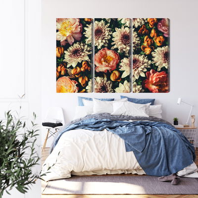 Ljuddämpande tavla - Variety of colorful 3d