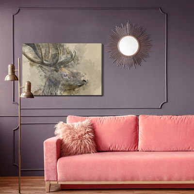 Ljuddämpande tavla - Majestic deer