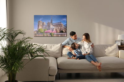 Ljuddämpande tavla - Notre dame cathedral, Paris