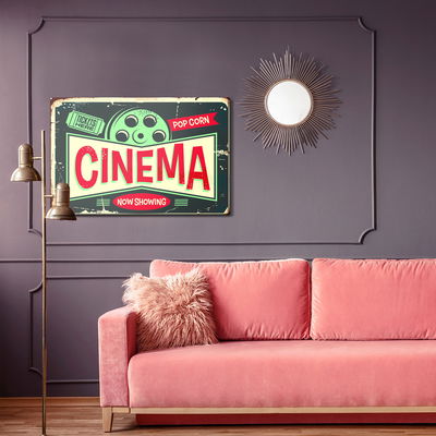 Ljuddämpande tavla - Retro cinema subtitles