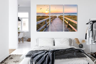 Ljuddämpande tavla - North sea pier 3d