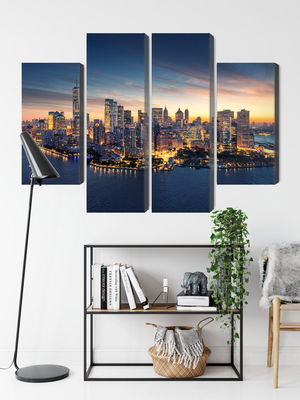 Ljuddämpande tavla - New York city panorama