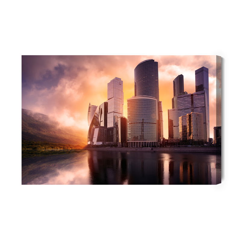 Ljuddämpande tavla - Beautiful modern buildings