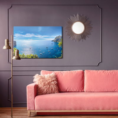 Ljuddämpande tavla - Yachts at the seaside