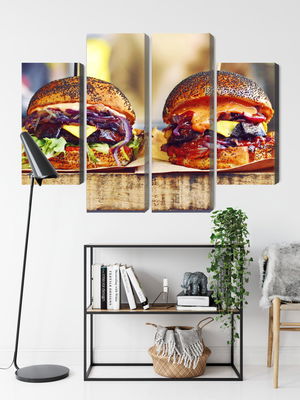 Ljuddämpande tavla - Vegan burgers