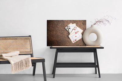 Ljuddämpande tavla - Old playing cards