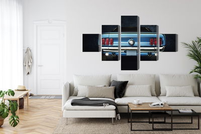 Ljuddämpande tavla - The back of an old ford