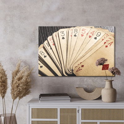 Ljuddämpande tavla - Old deck top view