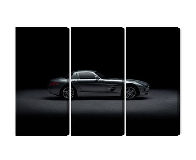 Ljuddämpande tavla - Sports car on a dark