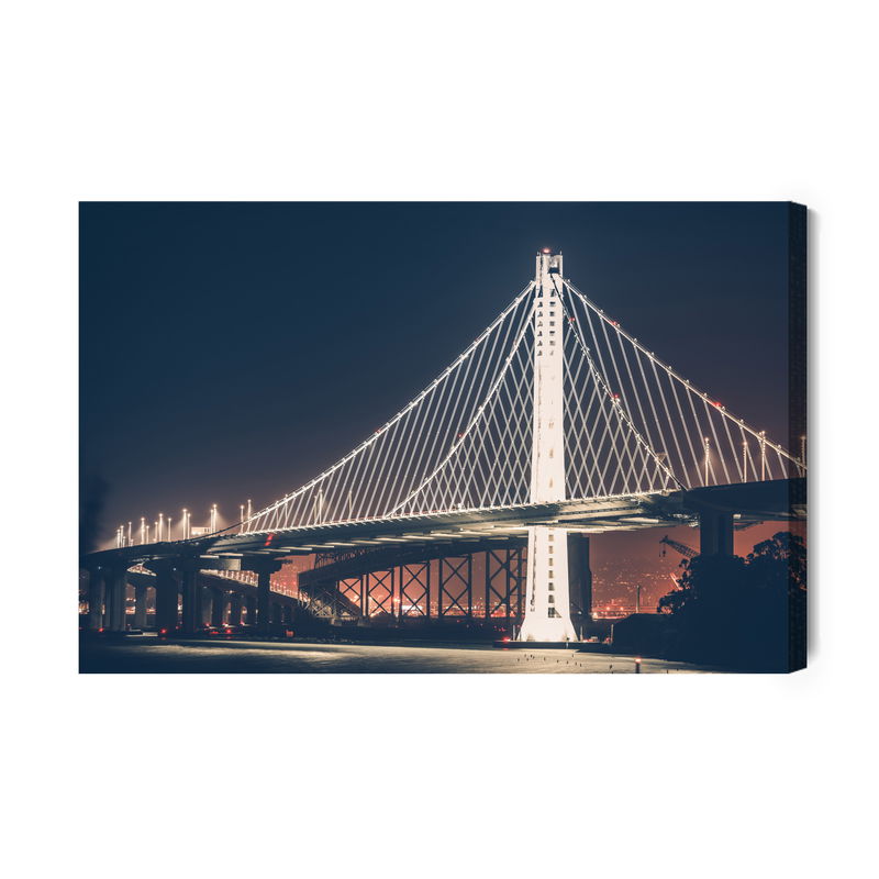 Ljuddämpande tavla - Bridge at night
