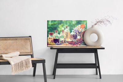 Ljuddämpande tavla - Spice bottles