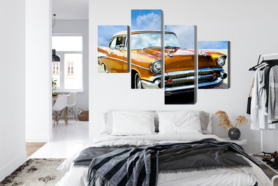 Ljuddämpande tavla - American vintage car