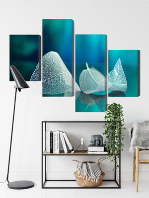 Ljuddämpande tavla - Delicate leaves close up