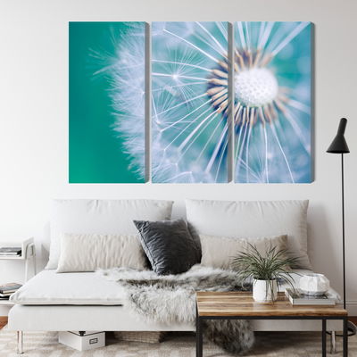 Ljuddämpande tavla - Dandelion on a macro scale