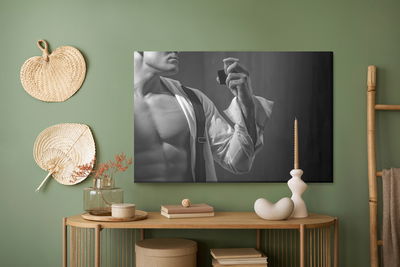 Ljuddämpande tavla - Perfuming man