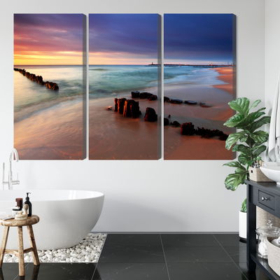 Ljuddämpande tavla - Sunrise over the baltic sea