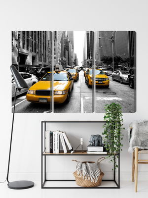 Ljuddämpande tavla - Taxis in New York