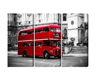 Ljuddämpande tavla - A double decker bus in London
