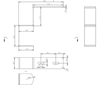 Bygel till ljudabsorbent - Tak & vägg