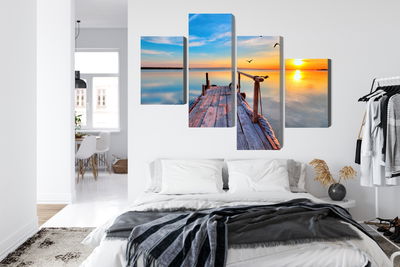 Ljuddämpande tavla - West by the lake