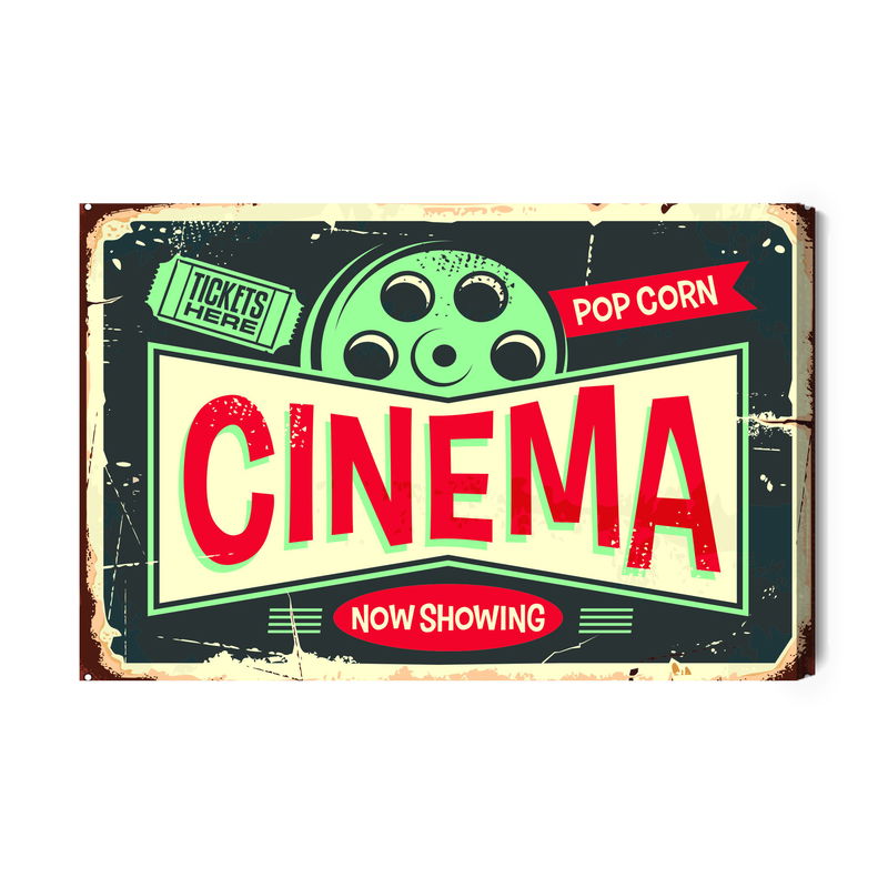 Ljuddämpande tavla - Retro cinema subtitles