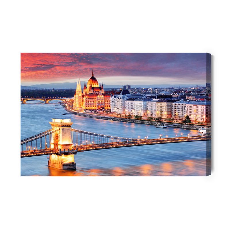 Ljuddämpande tavla - Bridge at night