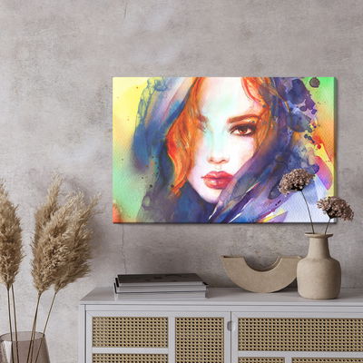 Ljuddämpande tavla - Portrait of a young woman