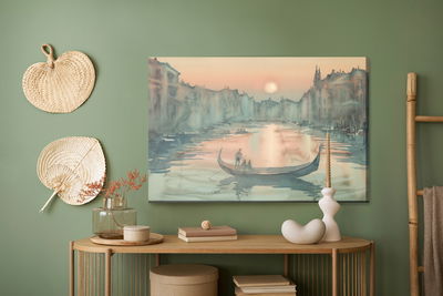 Ljuddämpande tavla - Venice in the morning