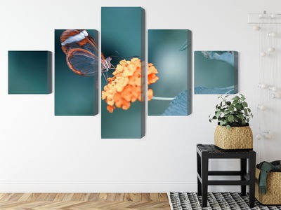 Ljuddämpande tavla - Butterfly in the summer