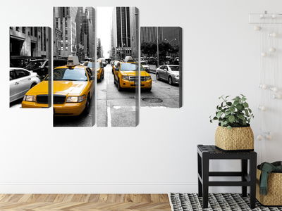 Ljuddämpande tavla - Taxis in New York