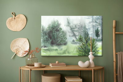 Ljuddämpande tavla - Pine forest