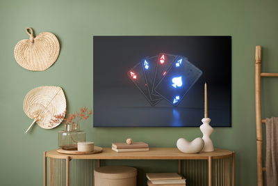 Ljuddämpande tavla - Neon aces