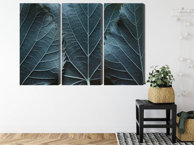 Ljuddämpande tavla - Leaves with a macro