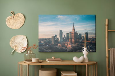Ljuddämpande tavla - Tall buildings in Warsaw