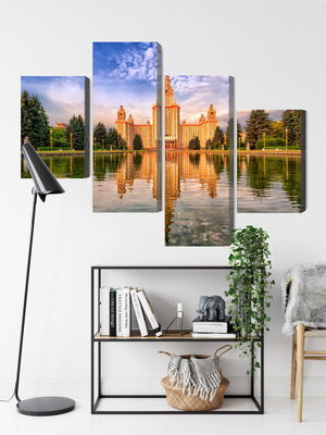 Ljuddämpande tavla - View of the building