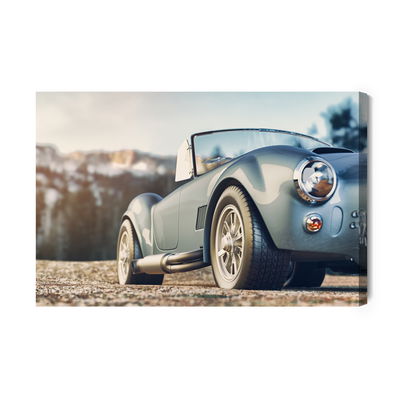 Ljuddämpande tavla - Classic car on a background