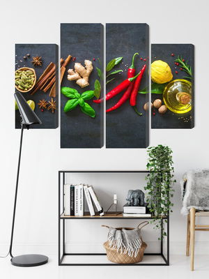 Ljuddämpande tavla - Fresh aromatic spices