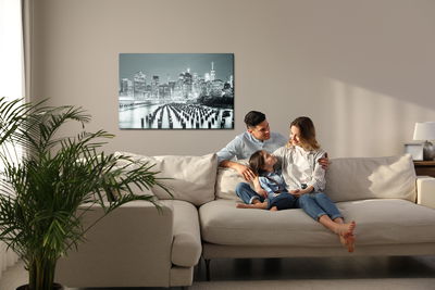 Ljuddämpande tavla - New York at night