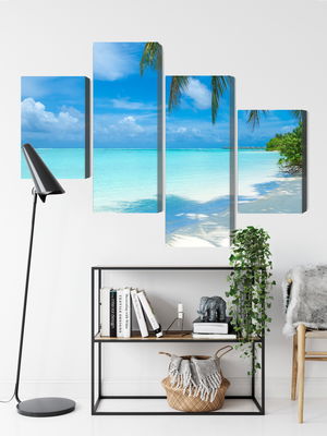 Ljuddämpande tavla - A beach in the maldives