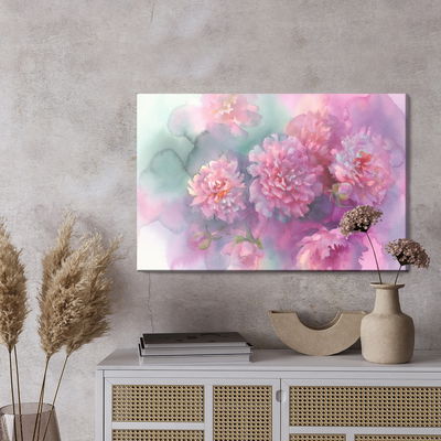 Ljuddämpande tavla - Peony roses